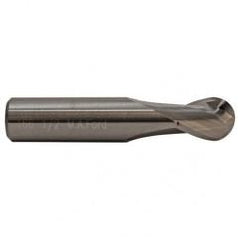 12mm TuffCut GP Stub Length 2 Fl Ball Nose Center Cutting End Mill - Industrial Tool & Supply