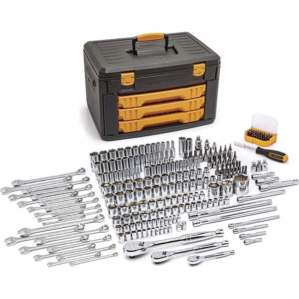 GEARWRENCH - Combination Hand Tool Sets Tool Type: Master Mechanics Tool Set Number of Pieces: 243 - Industrial Tool & Supply