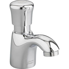 Electronic & Sensor Faucets; Type: Metering Faucet with Extended Spout; Style: Traditional; Spout Type: Standard; Mounting Centers: Single Hole; Finish/Coating: Polished Chrome; Special Item Information: 1 GPM Flow Rate; Vandal-Resistant Aerated Spray; Fo