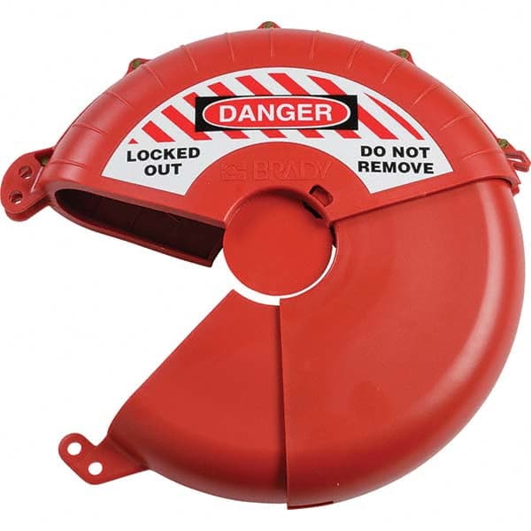 Brady - Pneumatic & Valve Lockouts Type: Gate Valve Lockout Maximum Valve Handle Size (Inch): 13 - Industrial Tool & Supply