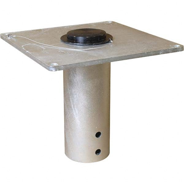THERN - Davit Crane Bases Base Type: Wall Mount Base Finish/Coating: Stainless Steel - Industrial Tool & Supply