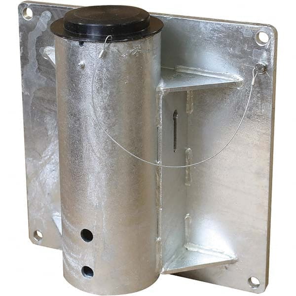 THERN - Davit Crane Bases Base Type: Wall Mount Base Finish/Coating: Galvanized - Industrial Tool & Supply