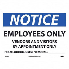 NMC - Safety & Facility Labels Message Type: Security & Admittance Header: NOTICE - Industrial Tool & Supply