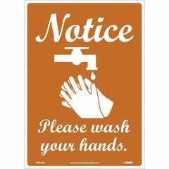 NMC - Safety & Facility Labels Message Type: Restroom, Janitorial & Housekeeping Header: NOTICE - Industrial Tool & Supply
