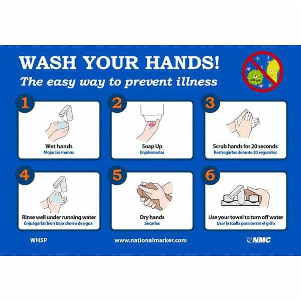NMC - Safety & Facility Labels Message Type: Restroom, Janitorial & Housekeeping Header: None - Industrial Tool & Supply