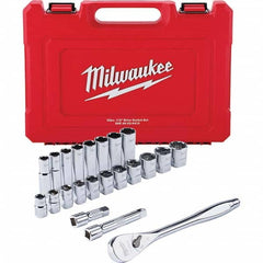 Milwaukee Tool - Socket Sets Measurement Type: Inch Drive Size: 1/2 - Industrial Tool & Supply