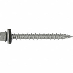 DeWALT Anchors & Fasteners - #10-16, Hex Washer Head, Hex Drive, 2" Length Under Head, #17 Point, Self Drilling Screw - Industrial Tool & Supply
