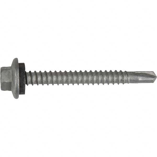 DeWALT Anchors & Fasteners - #12-14, Hex Washer Head, Hex Drive, 3/4" Length Under Head, #3 Point, Self Drilling Screw - Industrial Tool & Supply