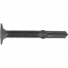 DeWALT Anchors & Fasteners - 1/4, Flat Head, Phillips Drive, 3" OAL, #4 Point, Self Drilling Screw - Industrial Tool & Supply