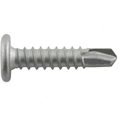 DeWALT Anchors & Fasteners - #10-16, Pancake Head, Phillips Drive, 1-1/2" Length Under Head, #3 Point, Self Drilling Screw - Industrial Tool & Supply