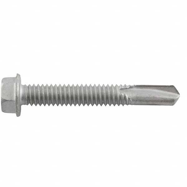 DeWALT Anchors & Fasteners - #12-14, Hex Washer Head, Hex Drive, 3/4" Length Under Head, #1 Point, Self Drilling Screw - Industrial Tool & Supply
