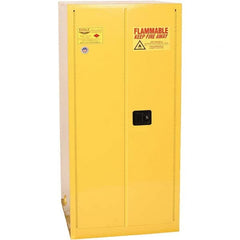 Eagle - Safety Cabinets Hazardous Chemical Type: Flammable and Combustible Liquids Color: Yellow - Industrial Tool & Supply