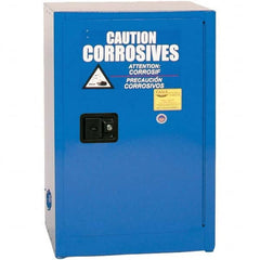 Eagle - Safety Cabinets Hazardous Chemical Type: Corrosive Chemicals Color: Royal Blue - Industrial Tool & Supply