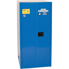 Eagle - Safety Cabinets Hazardous Chemical Type: Corrosive Chemicals Color: Royal Blue - Industrial Tool & Supply