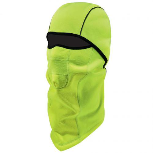 6823HV Lime Hinged Balaclava Wind-Proof - Industrial Tool & Supply