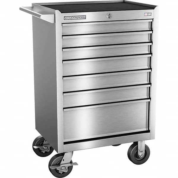 Champion Tool Storage - Tool Storage Combos & Systems Type: Wheeled Tool Cabinet Drawers Range: 5 - 9 Drawers - Industrial Tool & Supply