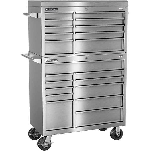 Champion Tool Storage - Tool Storage Combos & Systems Type: Top Chest/Roller Cabinet Combo Drawers Range: 16 Drawers or More - Industrial Tool & Supply
