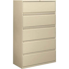 ALERA - File Cabinets & Accessories Type: Lateral Files Number of Drawers: 5 - Industrial Tool & Supply