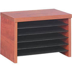 ALERA - Desktop File Organizers Type: Book Shelf Color: Cherry - Industrial Tool & Supply