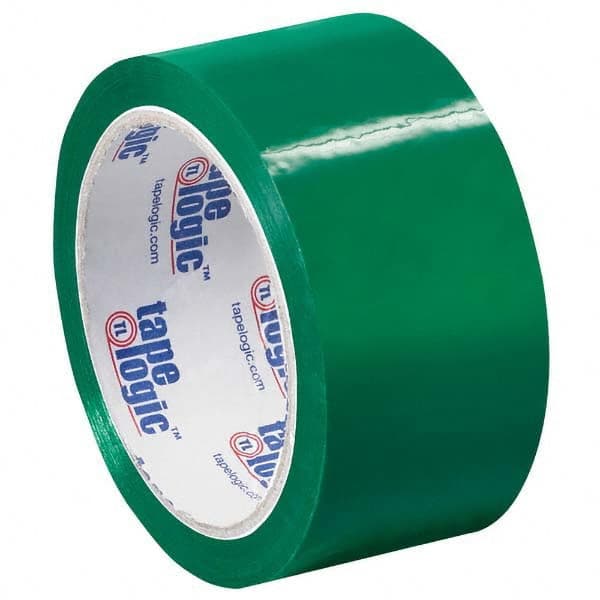Tape Logic - Pack of (18) 55 Yd Rolls 2" Green Box Sealing & Label Protection Tape - Industrial Tool & Supply