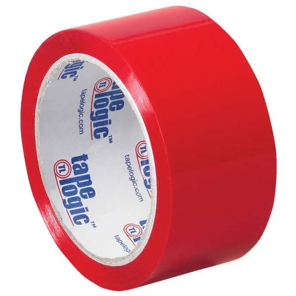 Tape Logic - Pack of (18) 55 Yd Rolls 2" Red Box Sealing & Label Protection Tape - Industrial Tool & Supply
