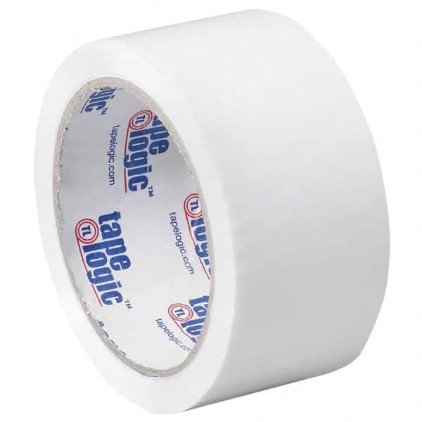 Tape Logic - Pack of (6) 55 Yd Rolls 2" White Box Sealing & Label Protection Tape - Industrial Tool & Supply