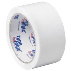 Tape Logic - Pack of (6) 55 Yd Rolls 2" White Box Sealing & Label Protection Tape - Industrial Tool & Supply