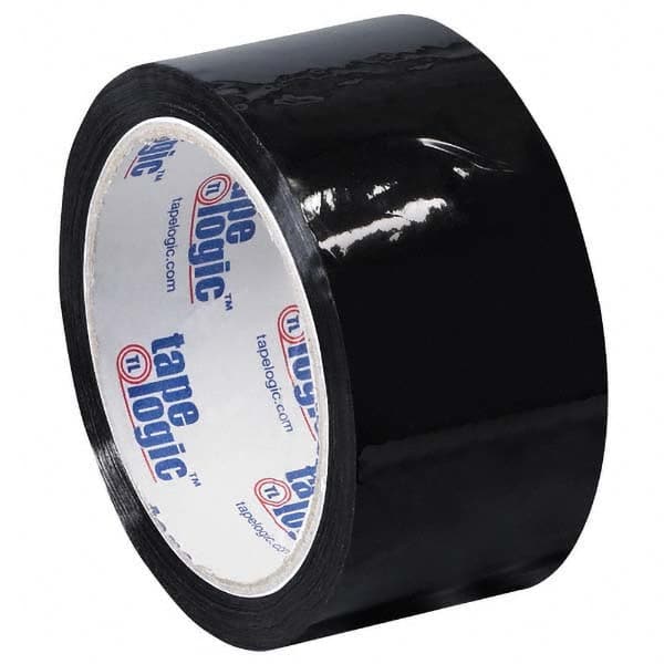 Tape Logic - Pack of (18) 55 Yd Rolls 2" Yd Black Box Sealing & Label Protection Tape - Industrial Tool & Supply