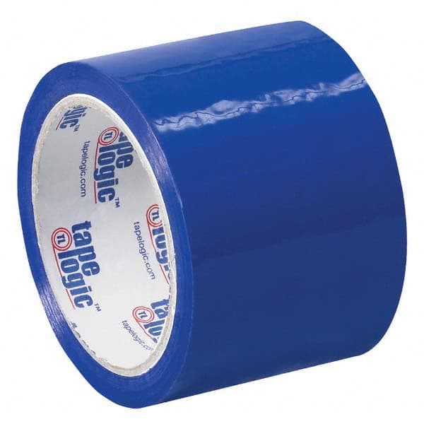 Tape Logic - Pack of (6) 55 Yd Rolls 3" Blue Box Sealing & Label Protection Tape - Industrial Tool & Supply