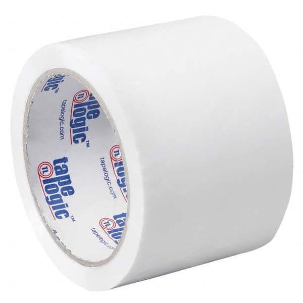 Tape Logic - Pack of (6) 55 Yd Rolls 3" White Box Sealing & Label Protection Tape - Industrial Tool & Supply