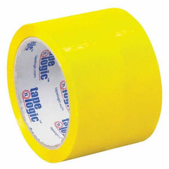 Tape Logic - Pack of (6) 55 Yd Rolls 3" Yellow Box Sealing & Label Protection Tape - Industrial Tool & Supply