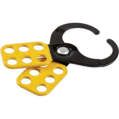 Brady - Lockout Hasps Hasp Type: Scissor-Action Jaw Type: Single Jaw - Industrial Tool & Supply