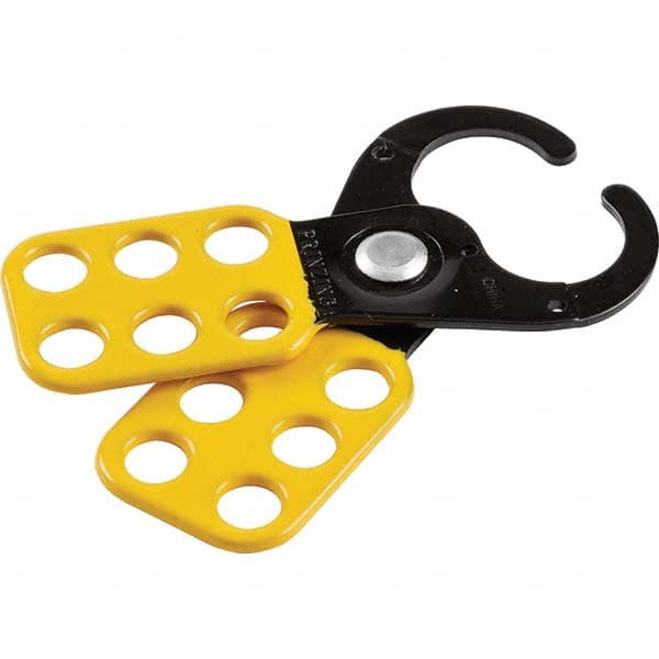 Brady - Lockout Hasps Hasp Type: Scissor-Action Jaw Type: Single Jaw - Industrial Tool & Supply