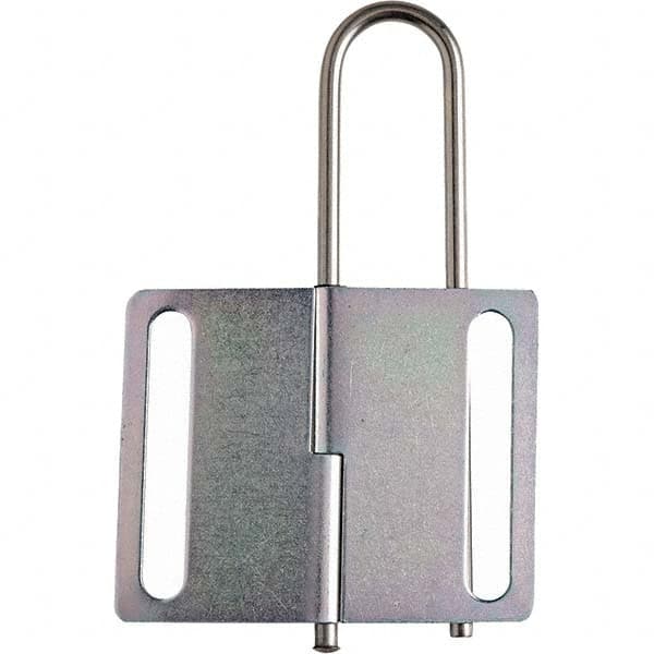 Brady - Lockout Hasps Hasp Type: Hinged Jaw Type: Single Jaw - Industrial Tool & Supply