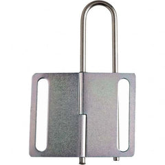 Brady - Lockout Hasps Hasp Type: Hinged Jaw Type: Single Jaw - Industrial Tool & Supply