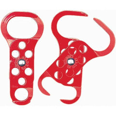 Brady - Lockout Hasps Hasp Type: Scissor-Action Jaw Type: Double Jaw - Industrial Tool & Supply