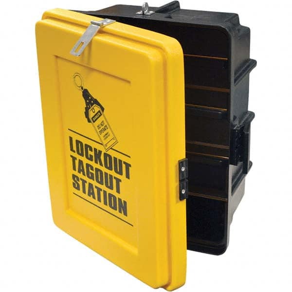 Brady - Empty Plastic Lockout Cabinet - Industrial Tool & Supply