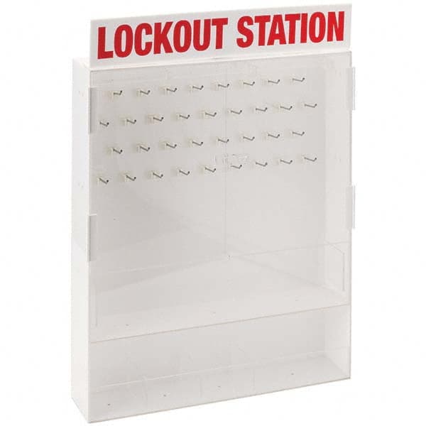 Brady - Empty Polystyrene Lockout Device Station - Industrial Tool & Supply