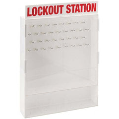 Brady - Empty Polystyrene Lockout Device Station - Industrial Tool & Supply