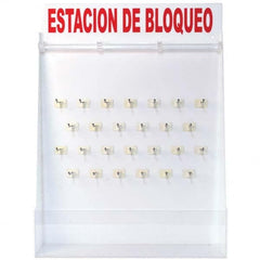 Brady - Empty Polystyrene Lockout Device Station - Industrial Tool & Supply