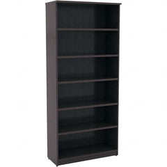 ALERA - Bookcases Height (Inch): 80-3/4 Color: Espresso - Industrial Tool & Supply