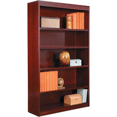 ALERA - Bookcases Height (Inch): 60 Color: Mahogany - Industrial Tool & Supply