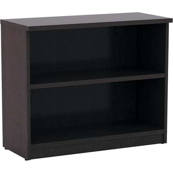 ALERA - Bookcases Height (Inch): 29-1/2 Color: Espresso - Industrial Tool & Supply