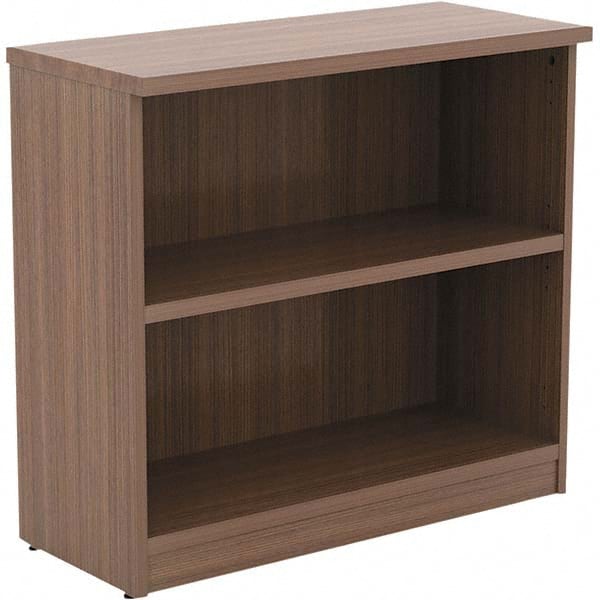 ALERA - Bookcases Height (Inch): 29-1/2 Color: Walnut - Industrial Tool & Supply