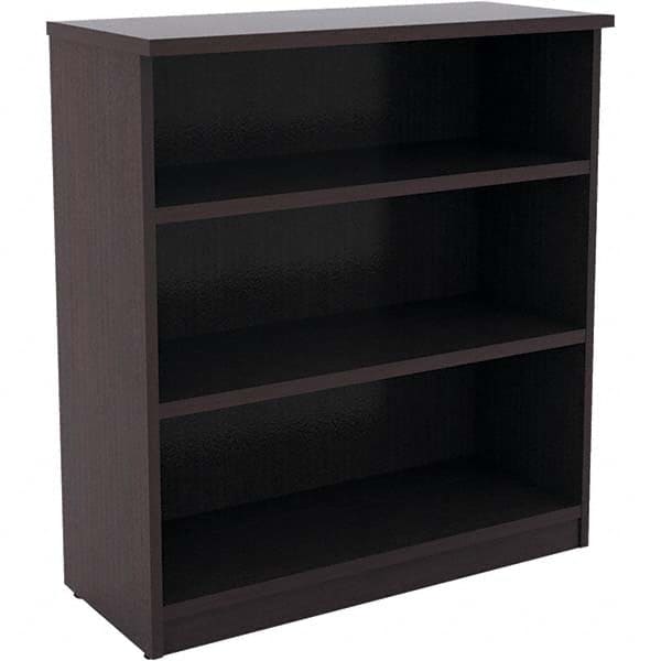 ALERA - Bookcases Height (Inch): 39-3/4 Color: Espresso - Industrial Tool & Supply