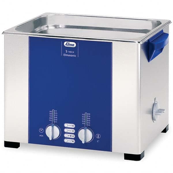 Elma - 2.5 Gal Bench Top Water-Based Ultrasonic Cleaner - Industrial Tool & Supply