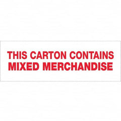 Tape Logic - Shipping & DOT Labels Message Type: Shipping Label Legend: Mixed Merchandise - Industrial Tool & Supply