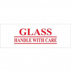 Tape Logic - Shipping & DOT Labels Message Type: Shipping Label Legend: Glass - Handle With Care - Industrial Tool & Supply