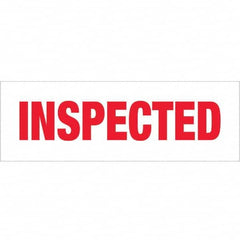 Tape Logic - Shipping & DOT Labels Message Type: Shipping Label Legend: Inspected - Industrial Tool & Supply