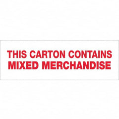 Tape Logic - Shipping & DOT Labels Message Type: Shipping Label Legend: Mixed Merchandise - Industrial Tool & Supply
